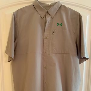 Men's Under Armour button down shirt in Large